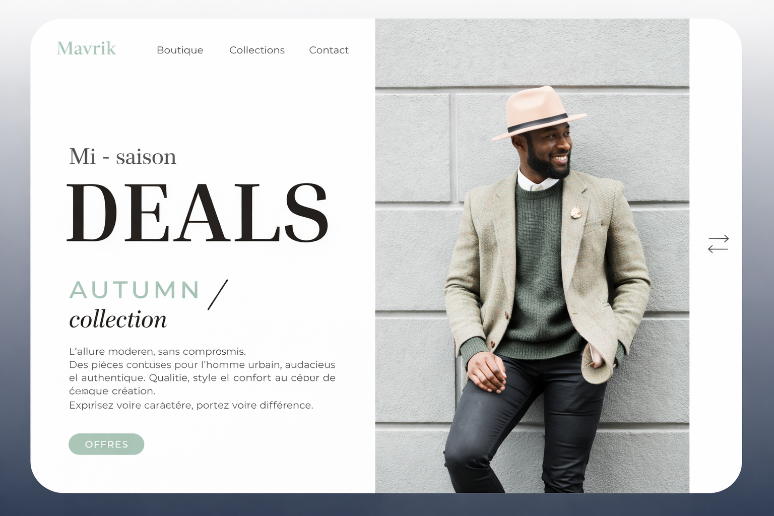 Mi-saison DEALS AUTUMN/collection