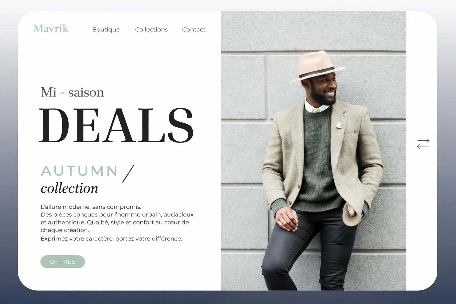 Mi-saison DEALS AUTUMN/collection